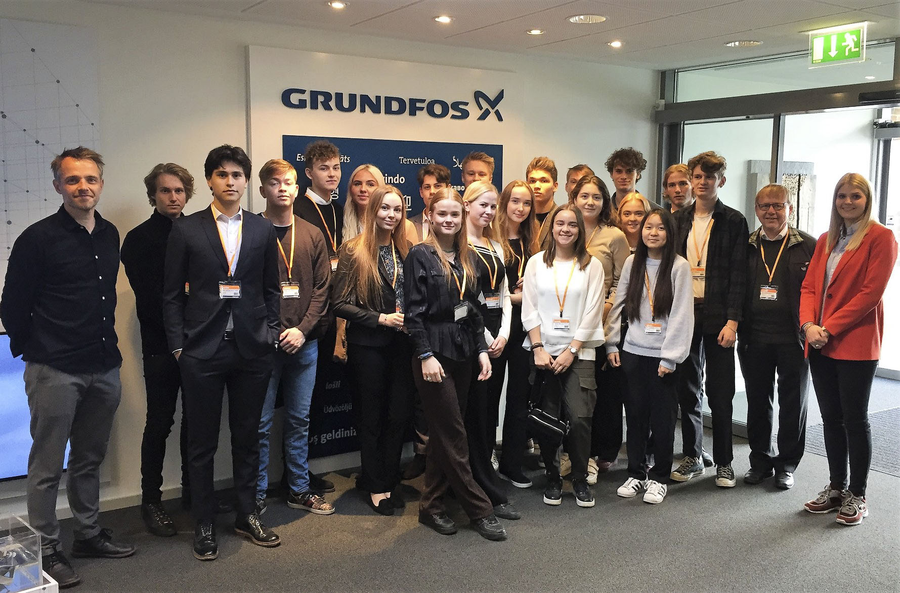 virksomhedsbesøg hos Grundfos HHX 2019